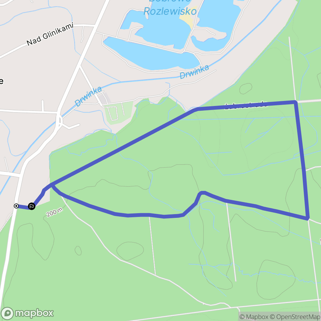 Wola Batorska: mapa trasy - Poland