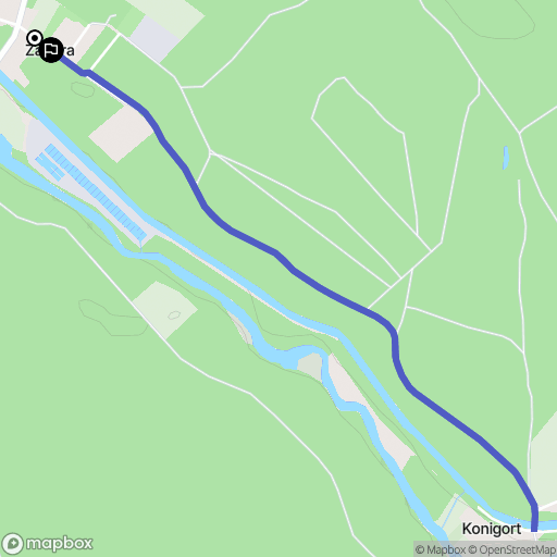Zapora: mapa trasy - Poland