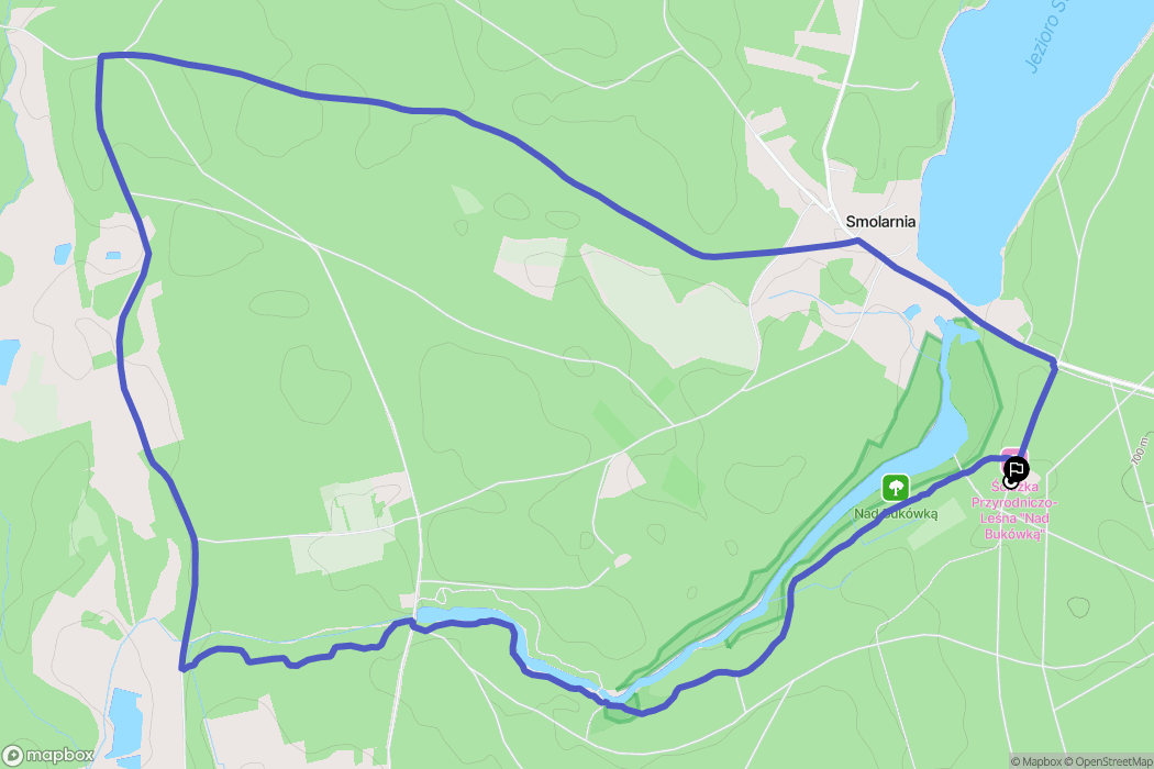 Smolarnia: mapa trasy - Poland