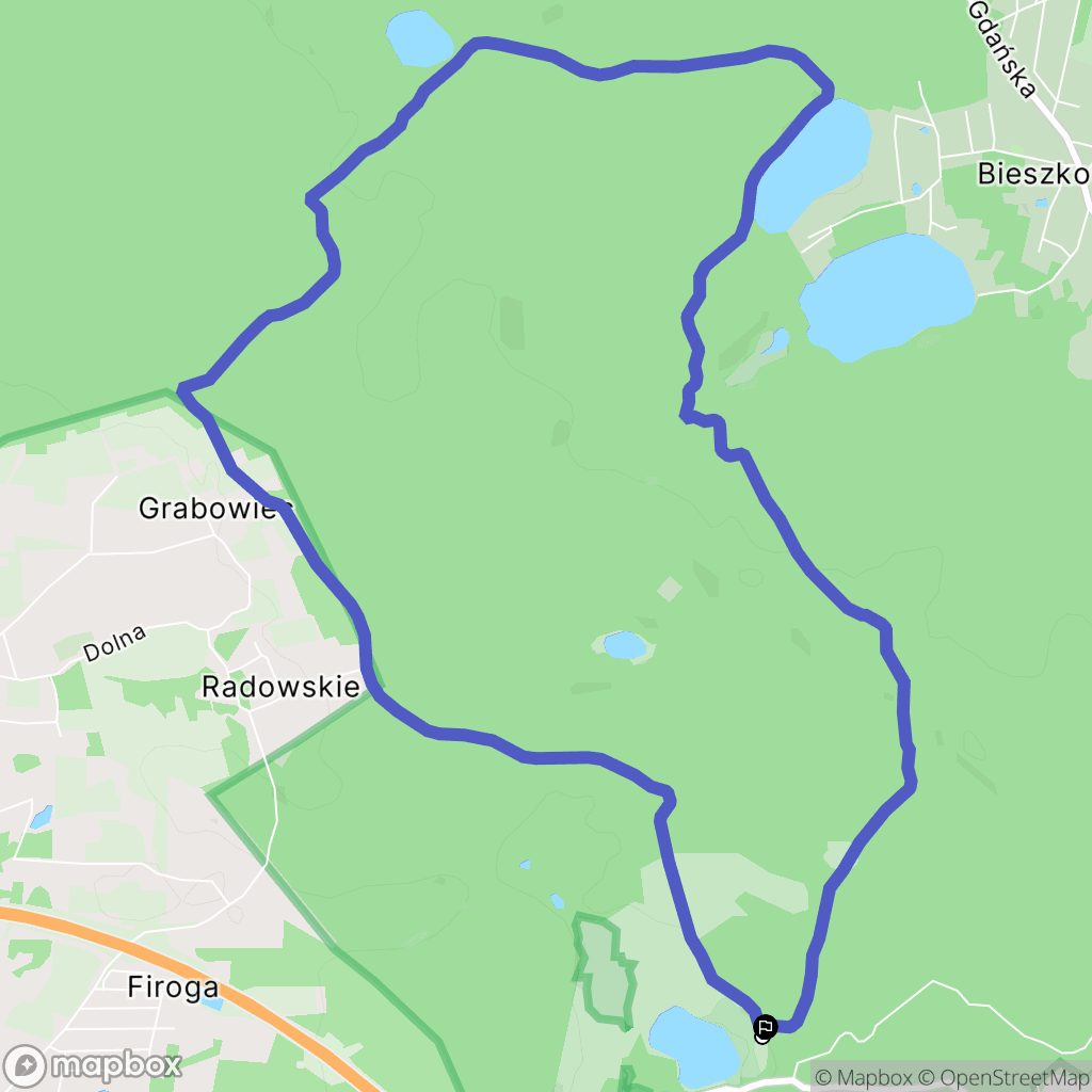 Dębnik: mapa trasy - Poland