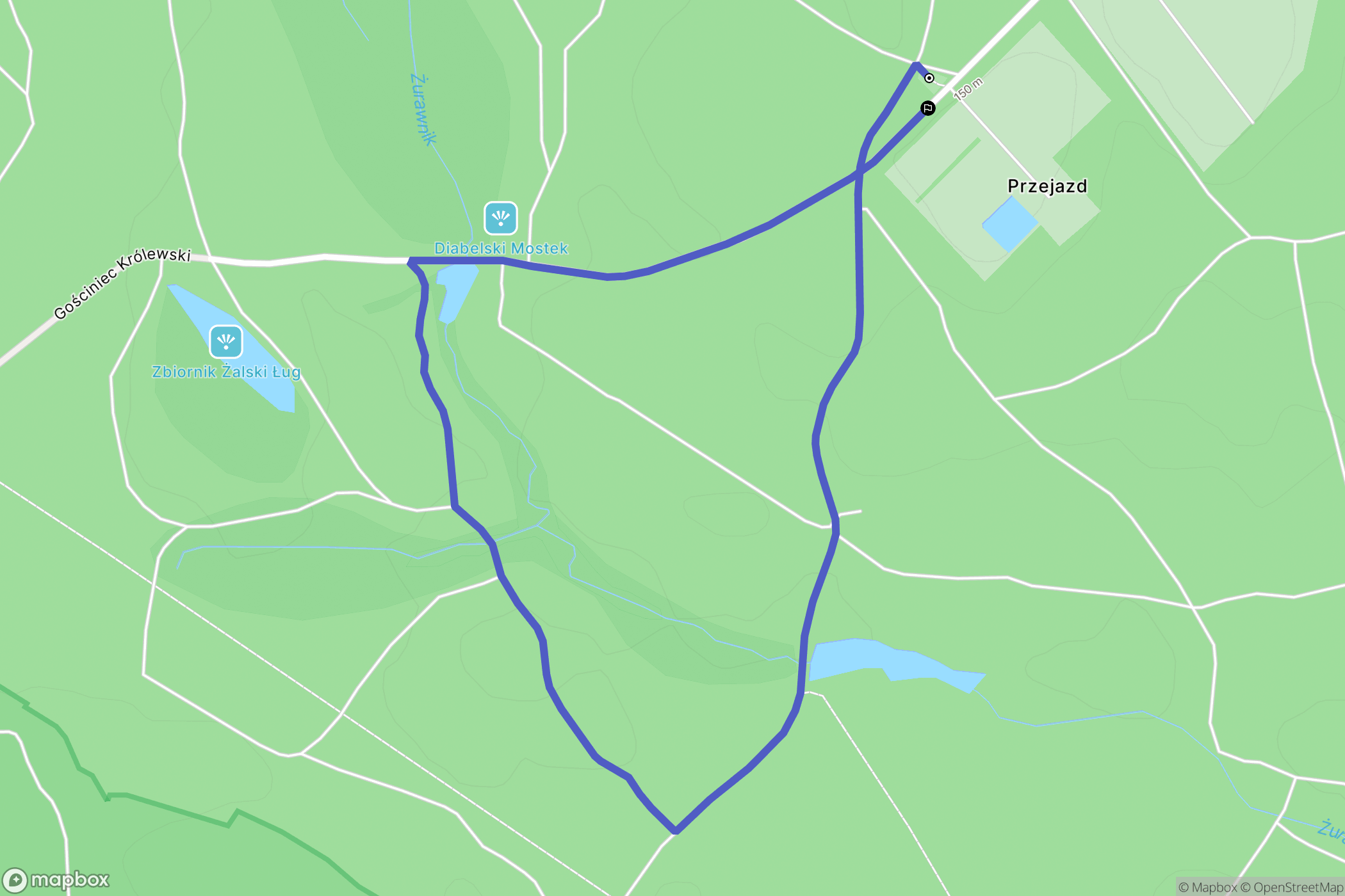 Przejazd: mapa trasy - Poland