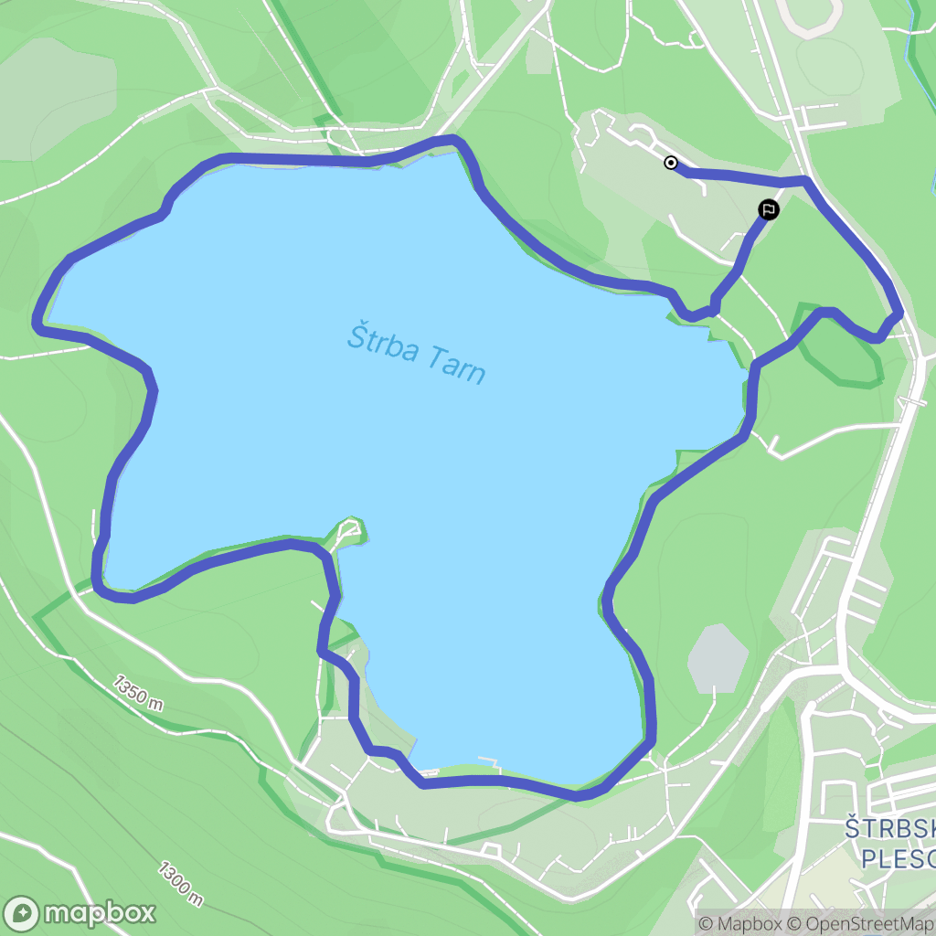Vysoké Tatry: mapa trasy - Slovakia