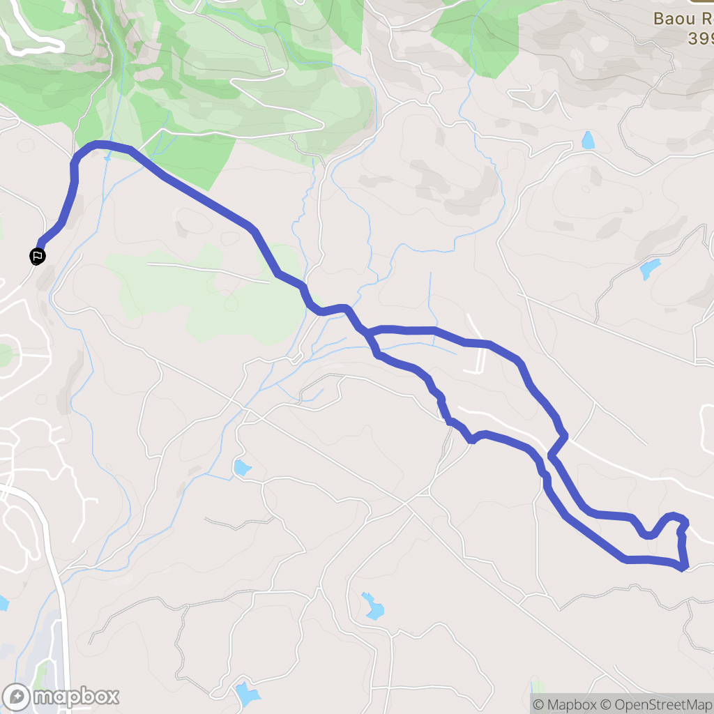 Roquebrune-sur-Argens : carte du parcours de randonnée - France