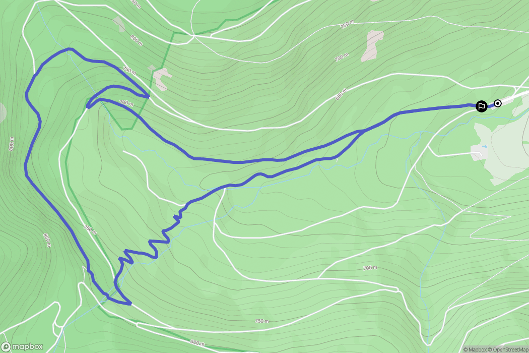 Stosswihr : carte du parcours de randonnée - France