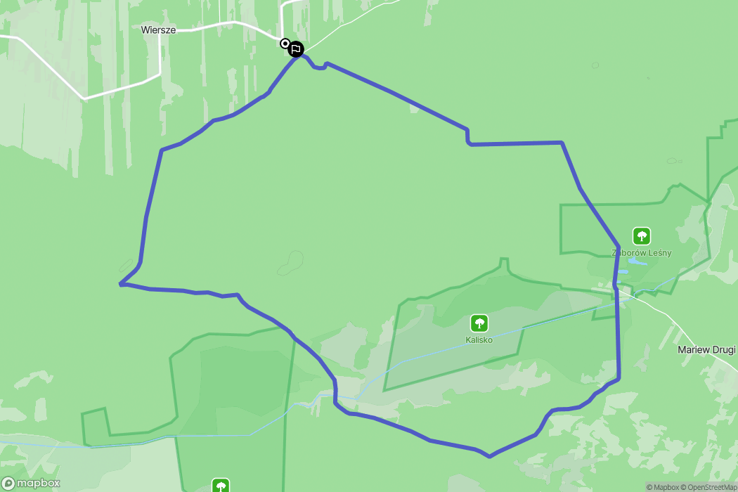 Truskawka: mapa trasy - Poland