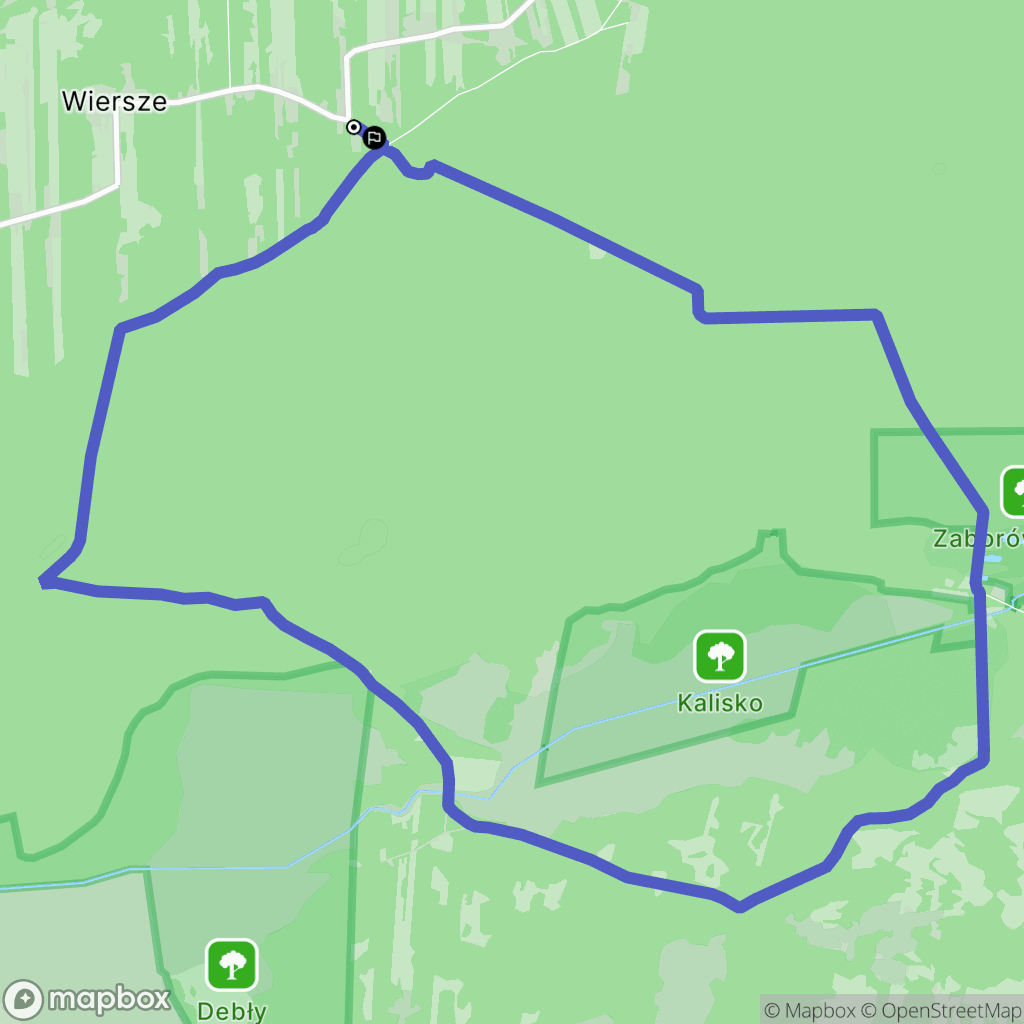Truskawka: mapa trasy - Poland