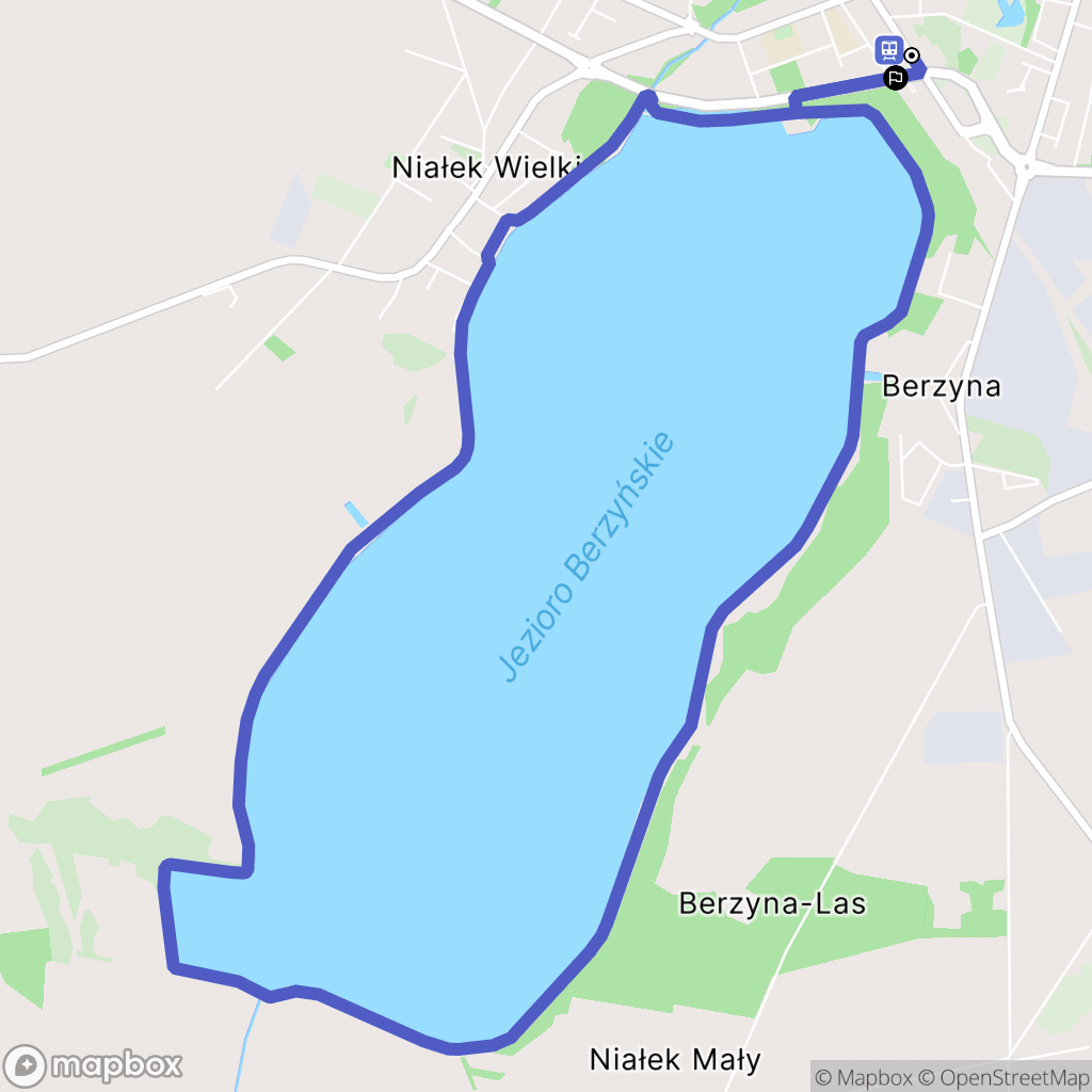 Wolsztyn: mapa trasy - Poland