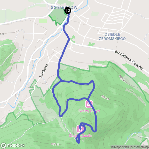 Jelenia Góra: mapa trasy - Poland