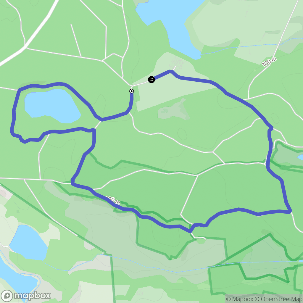 Promno: mapa trasy - Poland