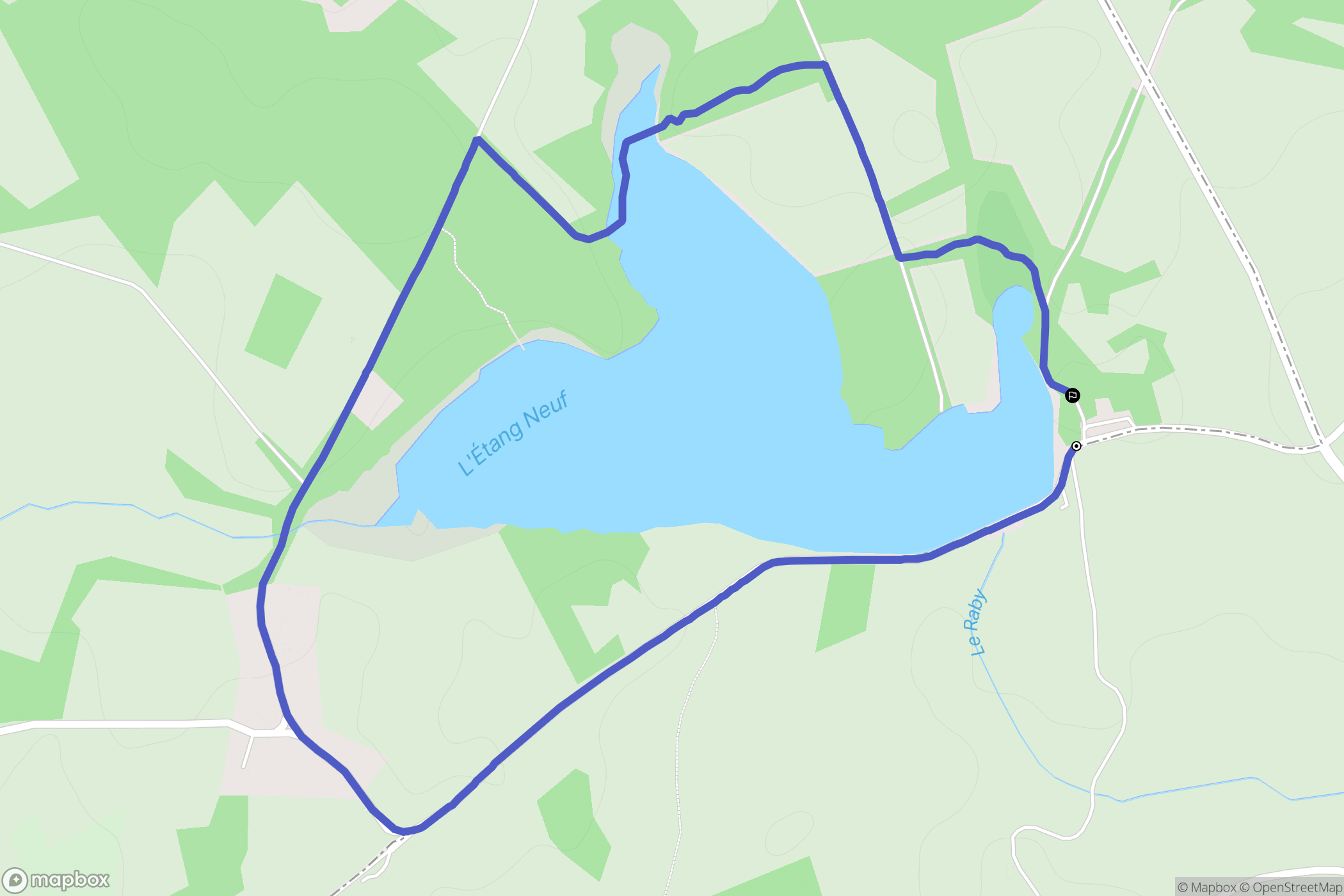 Montel-de-Gelat : carte du parcours de randonnée - France
