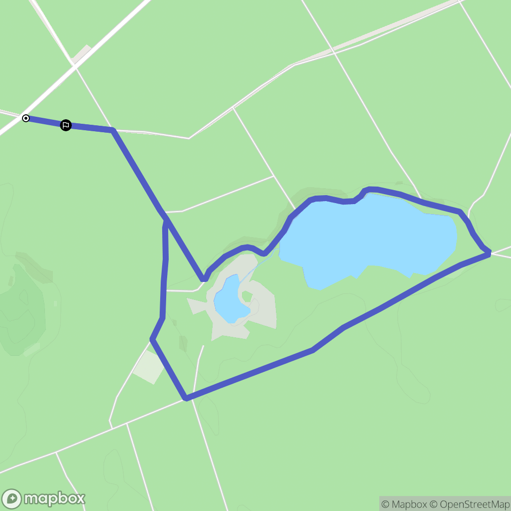 Nieradź: mapa trasy - Poland