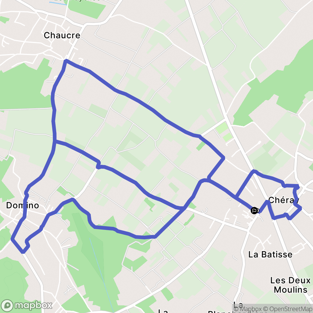 Saint-Georges-d'Oléron : carte du parcours de randonnée - France