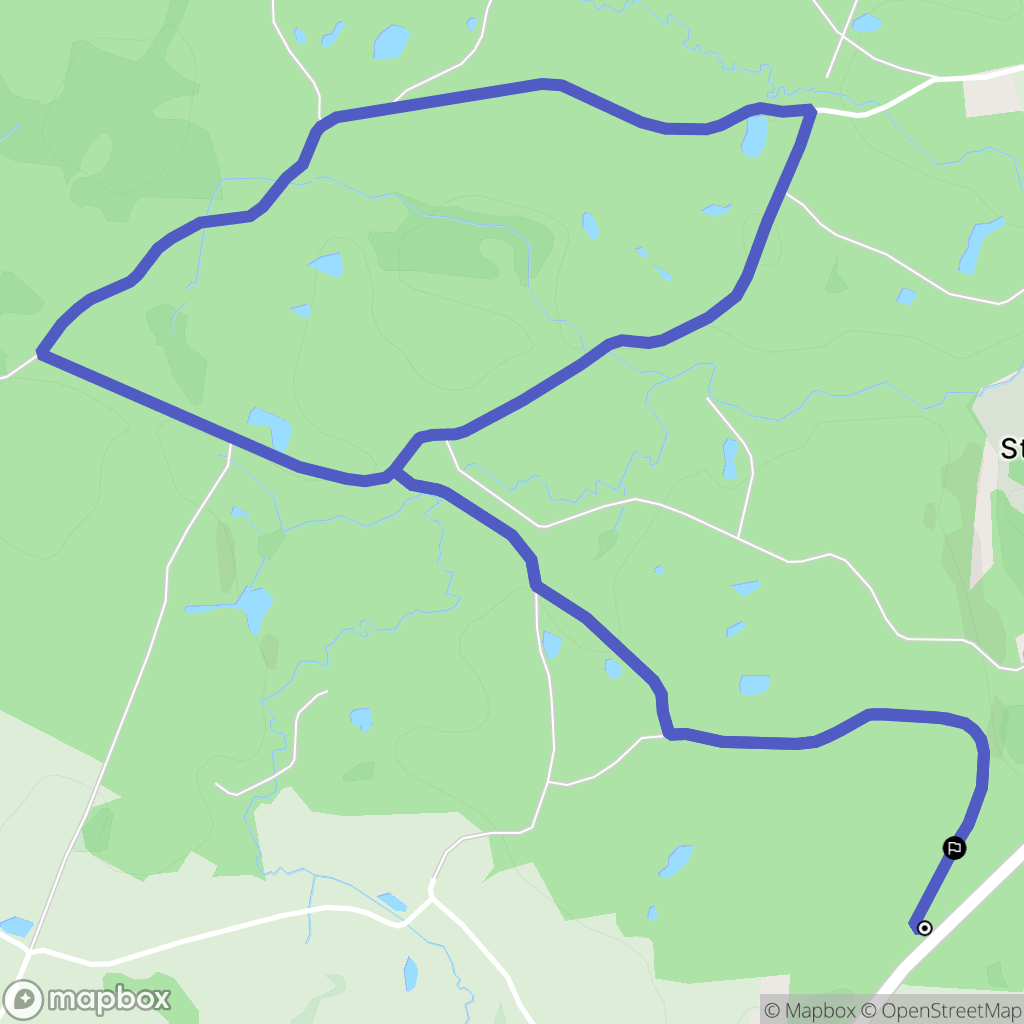 Rakówko: mapa trasy - Poland
