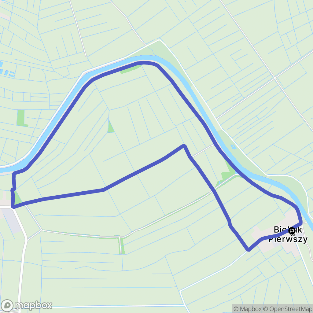 Bielnik Pierwszy: mapa trasy - Poland