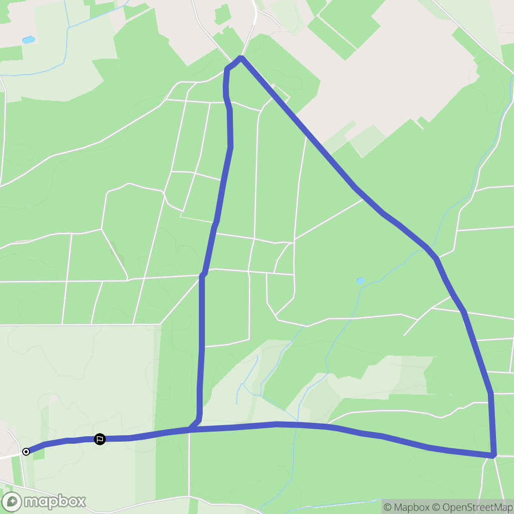 Uskorz Wielki: mapa trasy - Poland