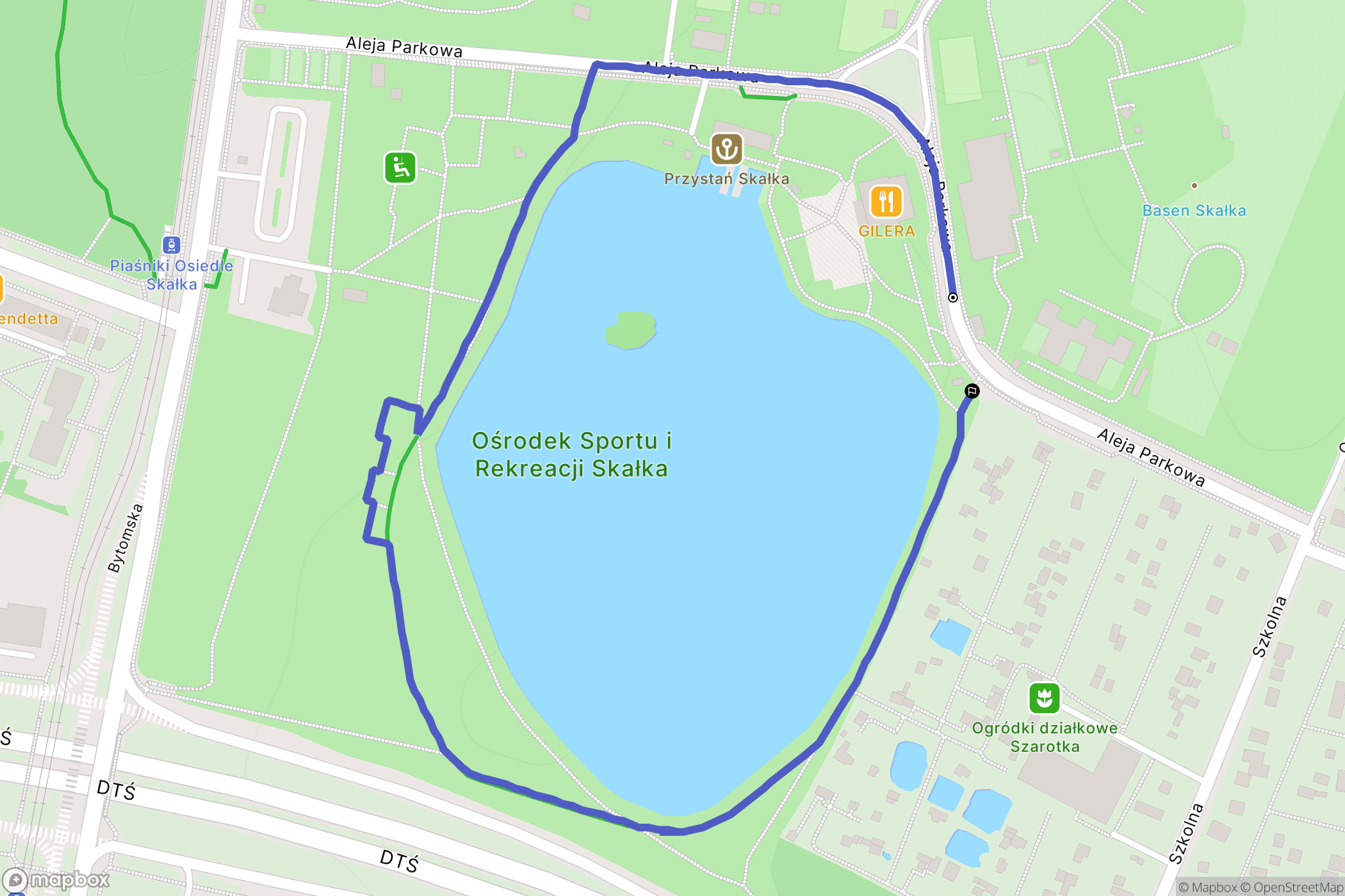 Świętochłowice: mapa trasy - Poland