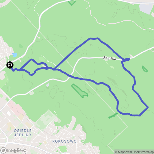 Koszalin: mapa trasy - Poland