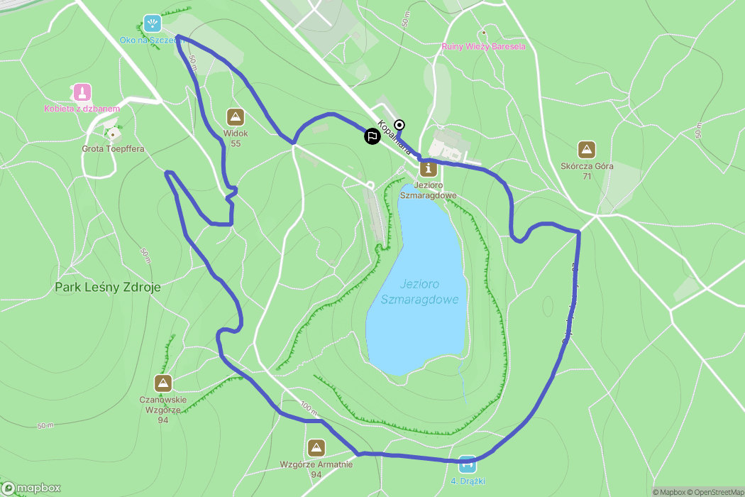 Szczecin: mapa trasy - Poland
