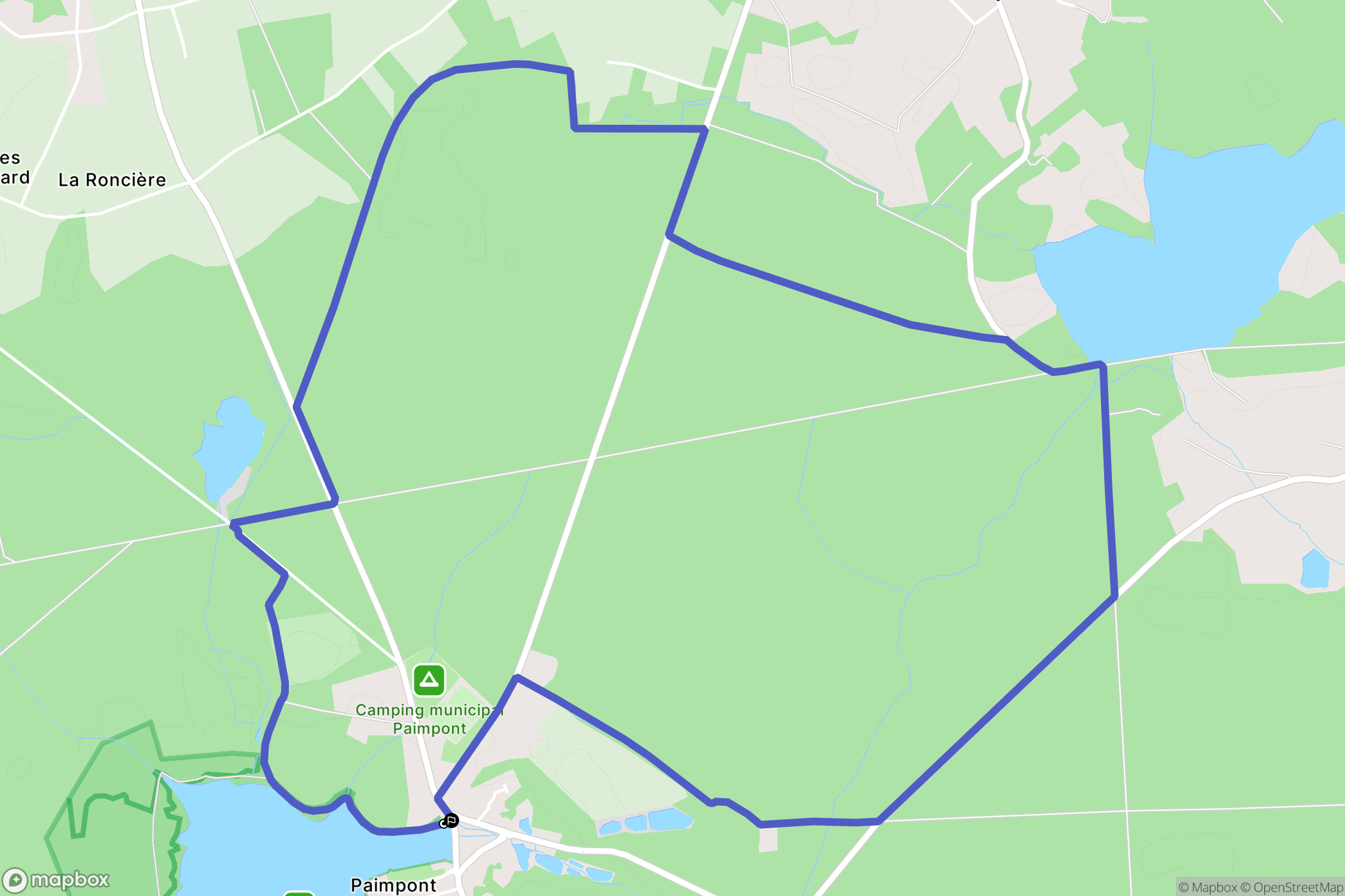 Paimpont: routekaart voor buitenactiviteiten - France