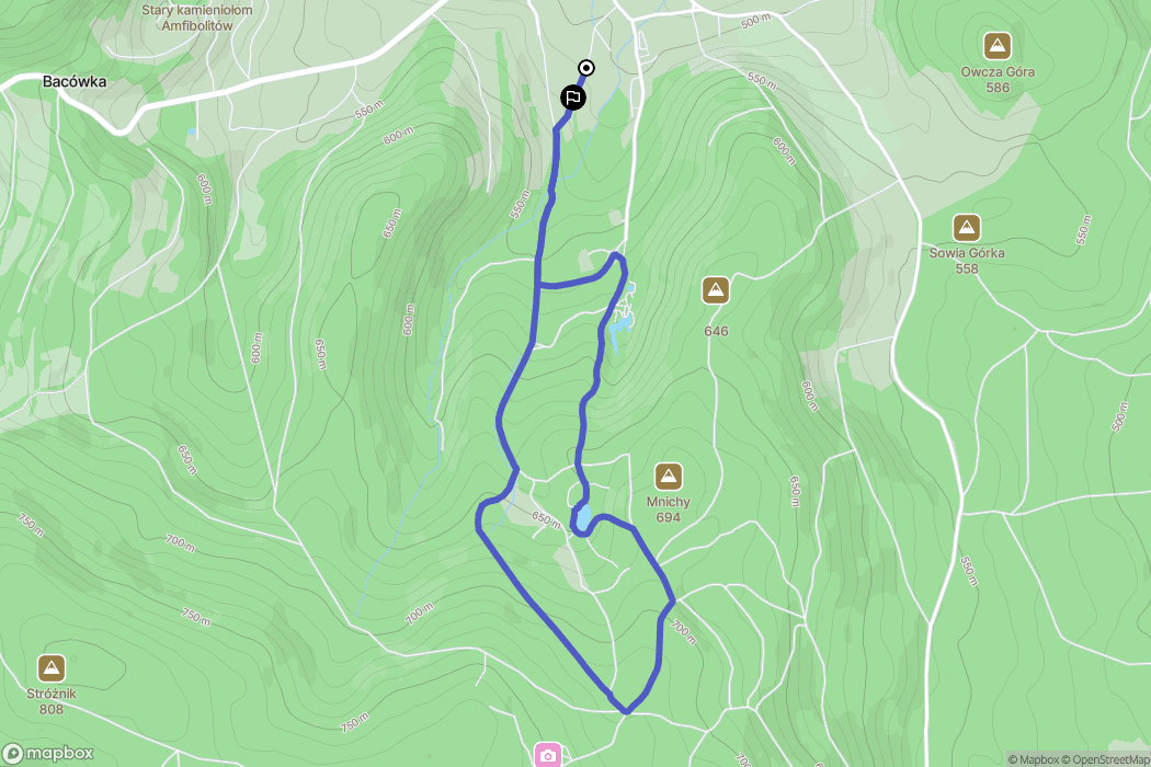 Wieściszowice: mapa trasy - Poland