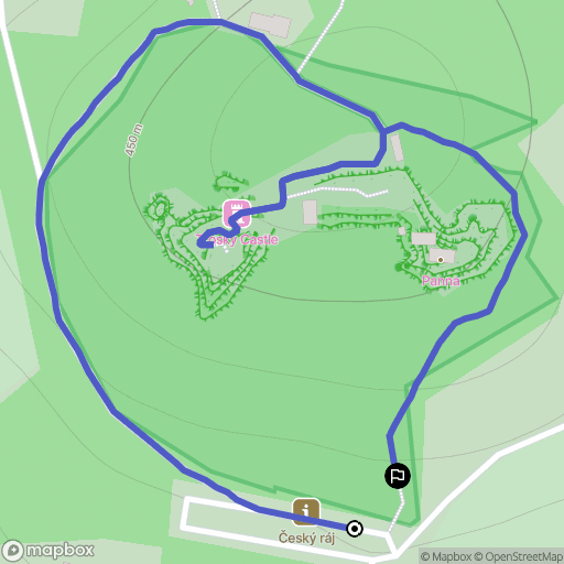 Troskovice: mapa trasy - Czechia