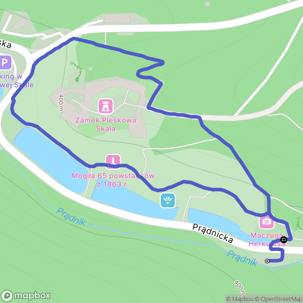 Sułoszowa: mapa trasy - Poland