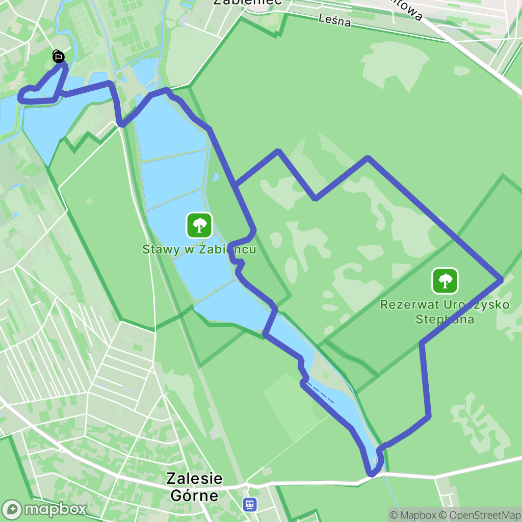 Piaseczno: mapa trasy - Poland
