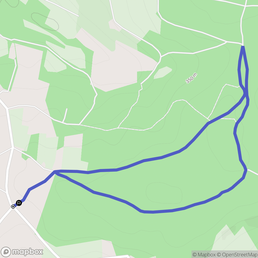 Ville-sous-Anjou : carte du parcours de randonnée - France