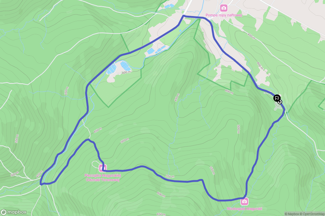 Folusz: mapa trasy - Poland