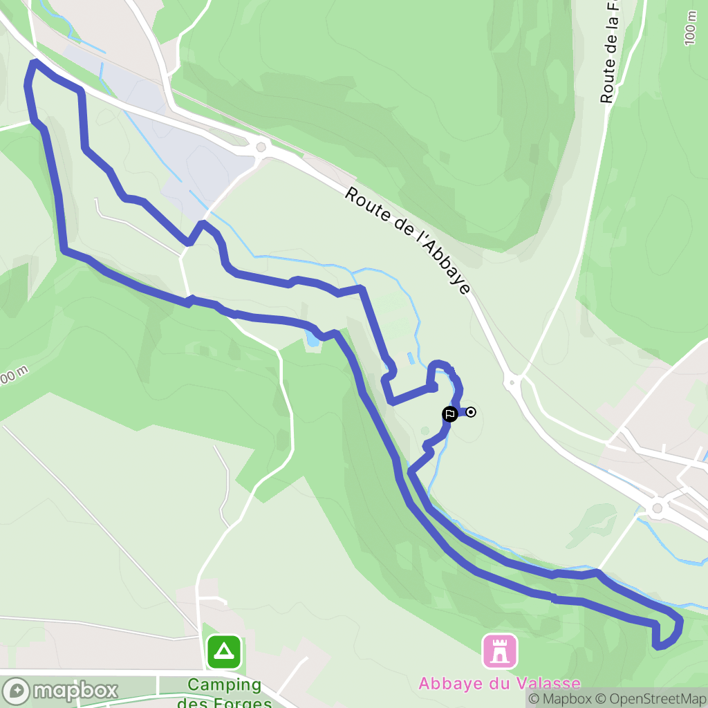 Gruchet-le-Valasse : carte du parcours de randonnée - France
