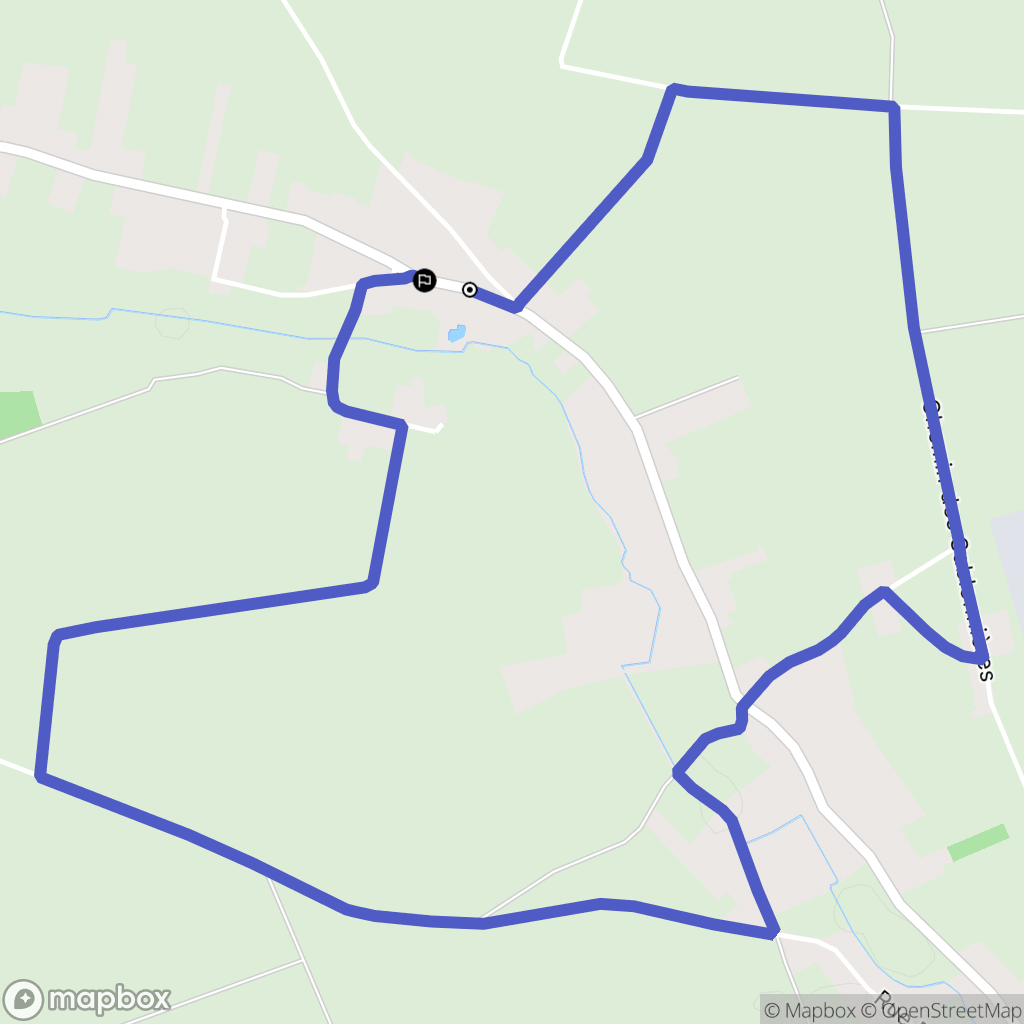 Aire-sur-la-Lys : carte du parcours de randonnée - France