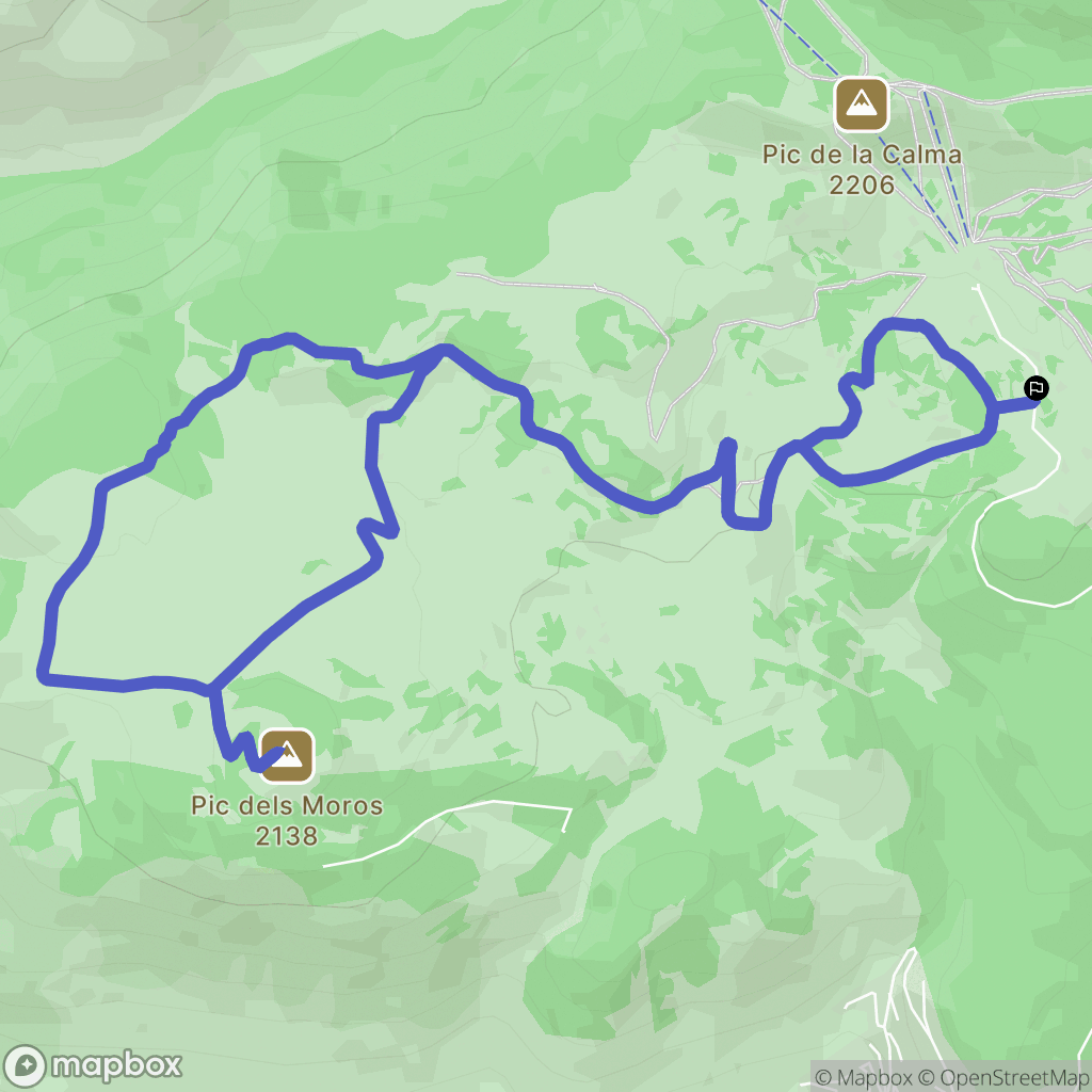 Font-Romeu-Odeillo-Via : carte du parcours de randonnée - France