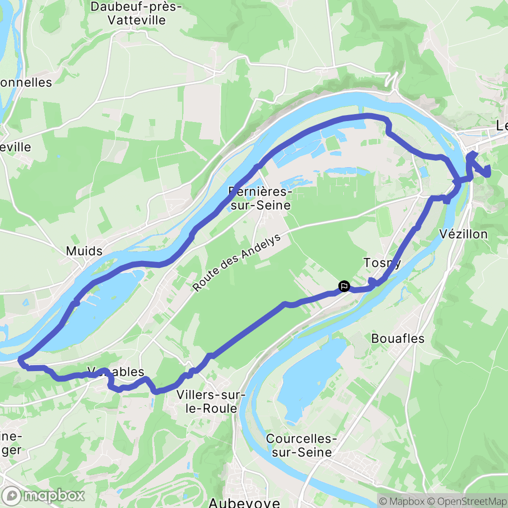 Les Trois Lacs : carte du parcours de randonnée - France