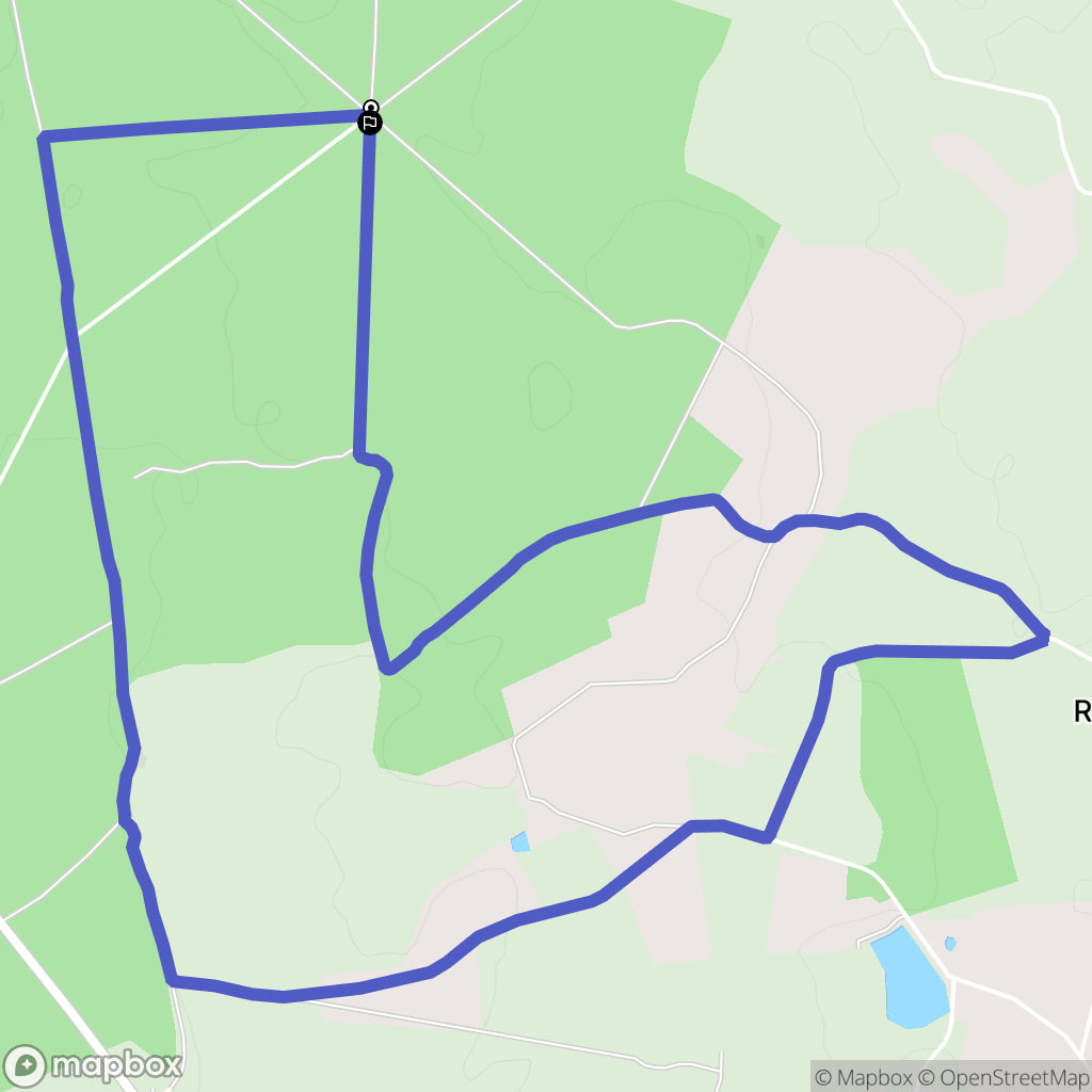 Saint-Didier-la-Forêt : carte du parcours de randonnée - France