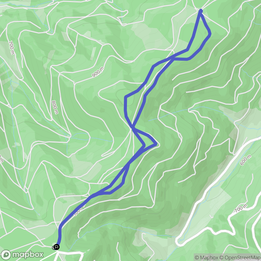 La Croix-aux-Mines : carte du parcours de randonnée - France