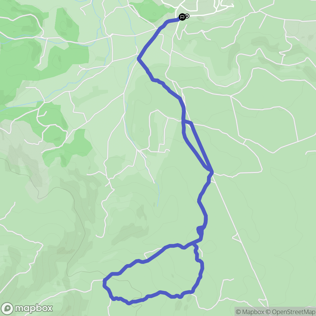 Roquefort-des-Corbières : carte du parcours de randonnée - France