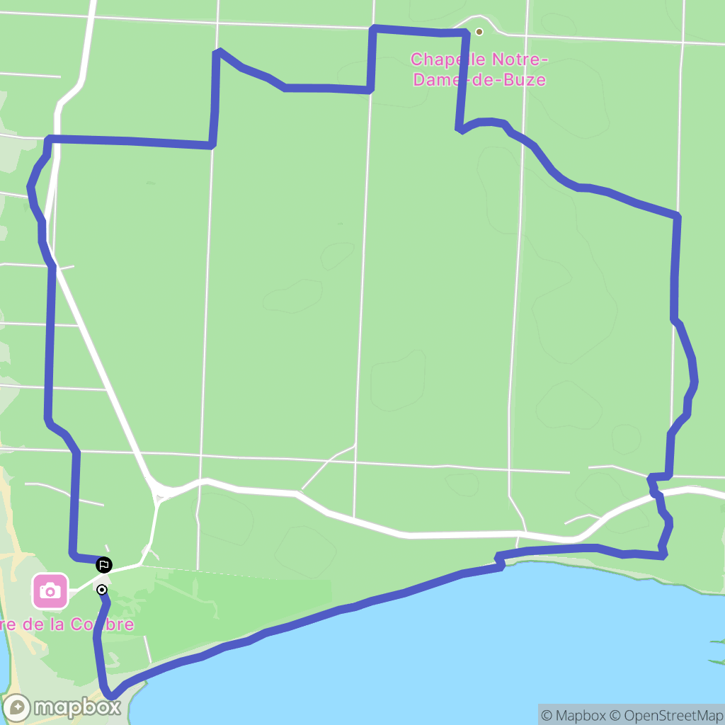 La Tremblade : carte du parcours de randonnée - France