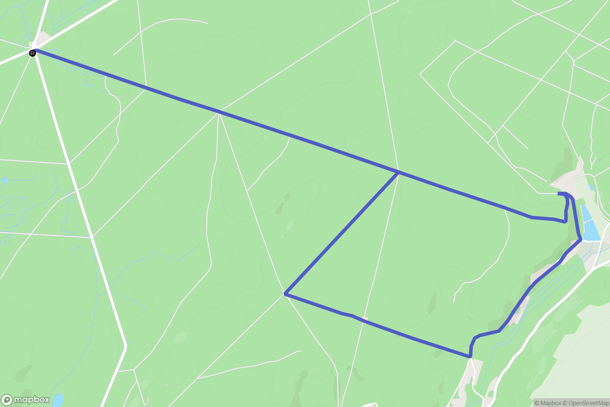 Choisy-au-Bac : carte du parcours de randonnée - France