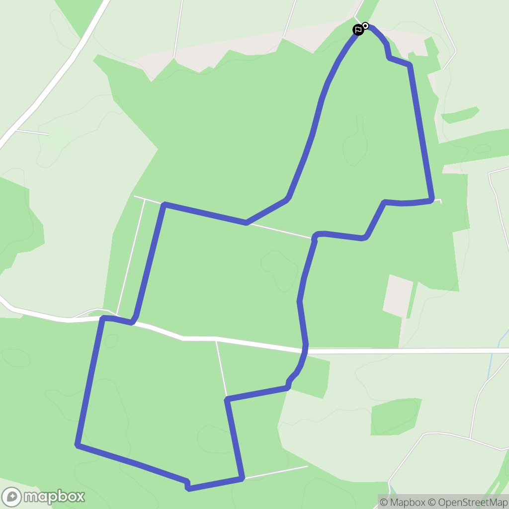 Magny-Saint-Médard : carte du parcours de randonnée - France