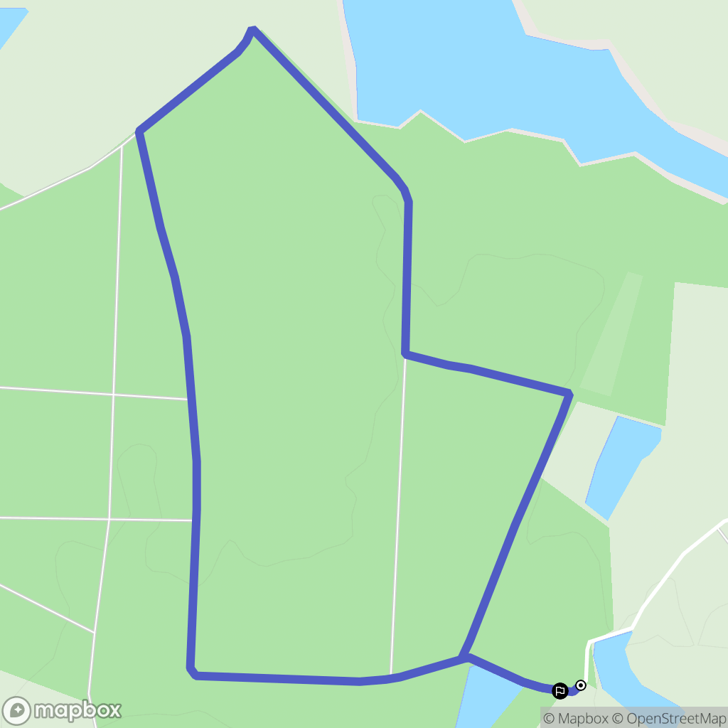 Saulgé : carte du parcours de randonnée - France