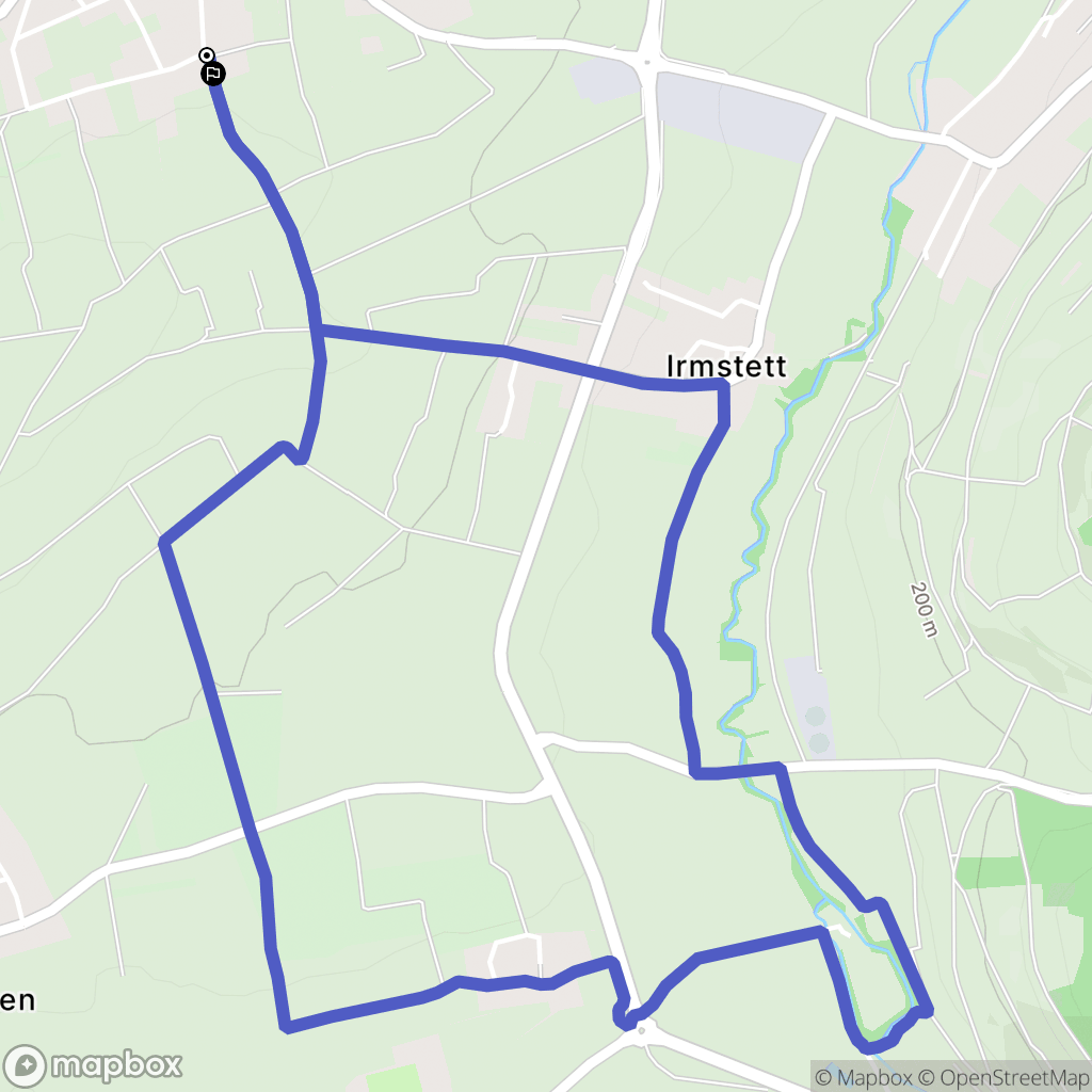 Traenheim : carte du parcours de randonnée - France