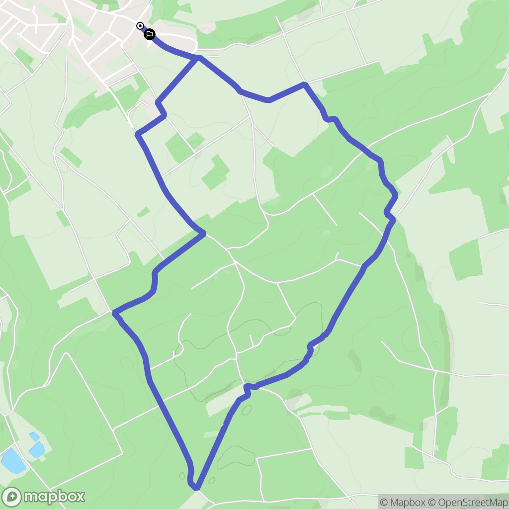 Flaxlanden : carte du parcours de randonnée - France
