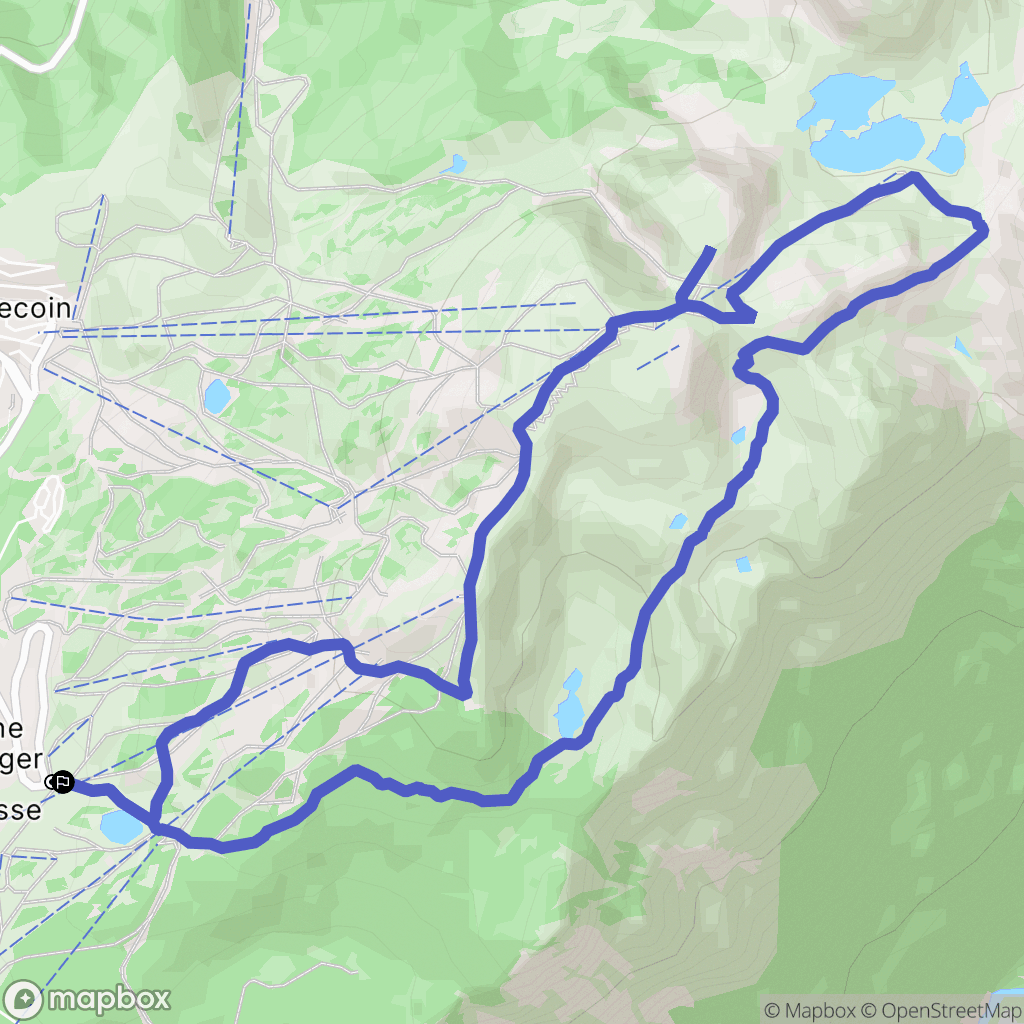 Chamrousse: routekaart voor buitenactiviteiten - France