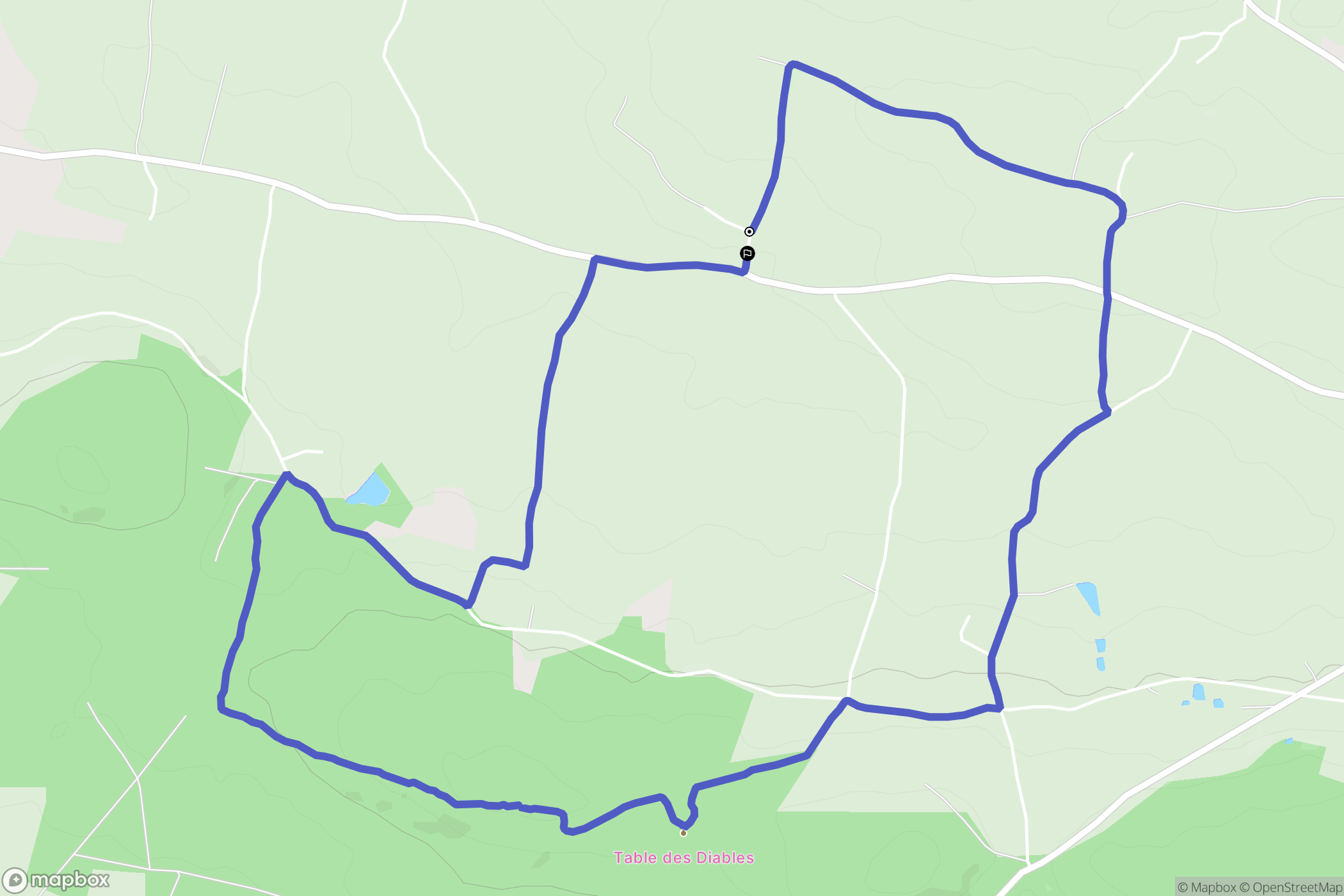 Torcé-Viviers-en-Charnie : carte du parcours de randonnée - France