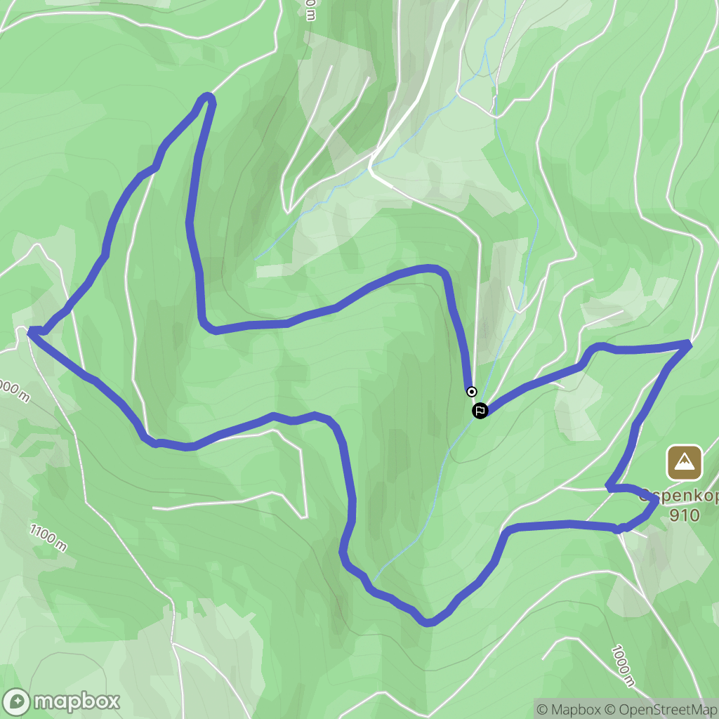 Lautenbachzell : carte du parcours de randonnée - France
