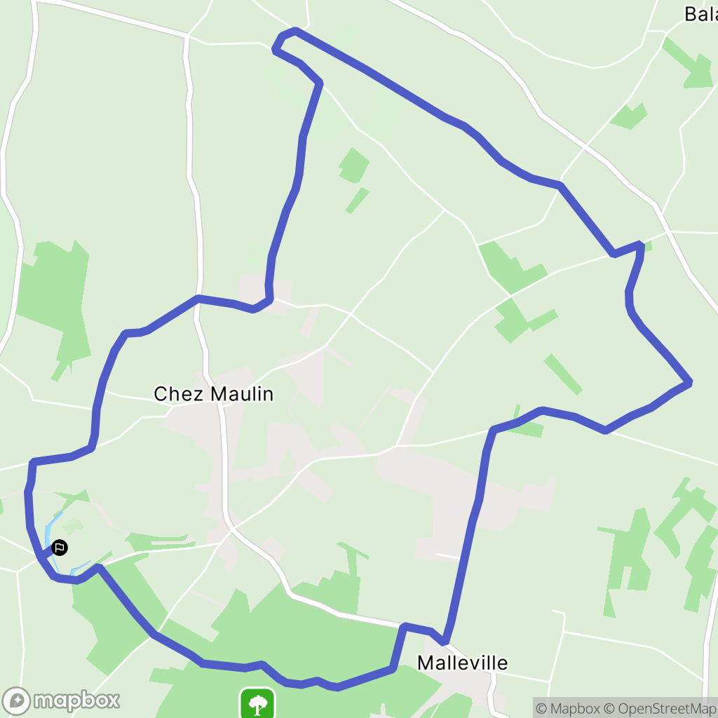 Sablonceaux : carte du parcours de randonnée - France