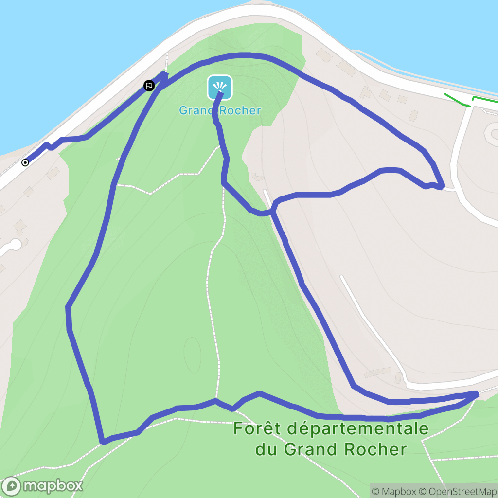 Plestin-les-Grèves : carte du parcours de randonnée - France