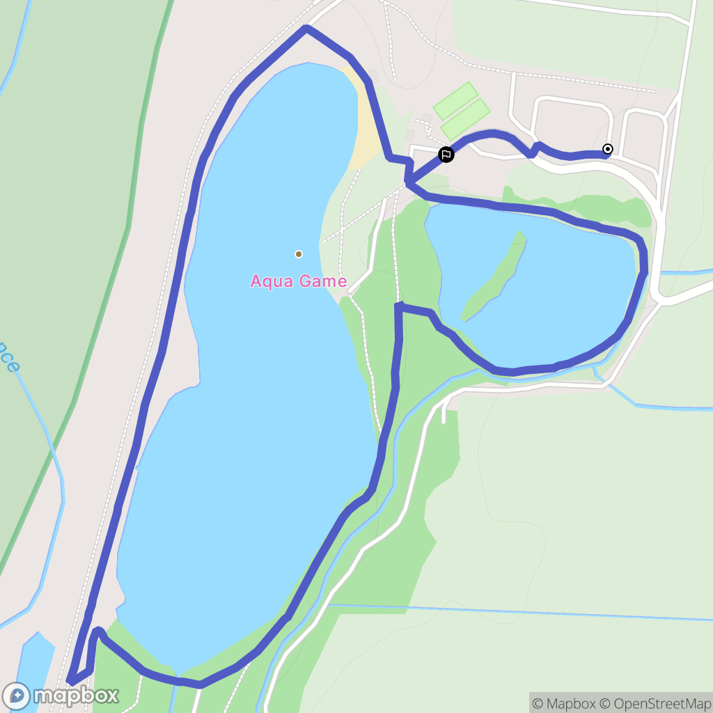 Oraison : carte du parcours de randonnée - France