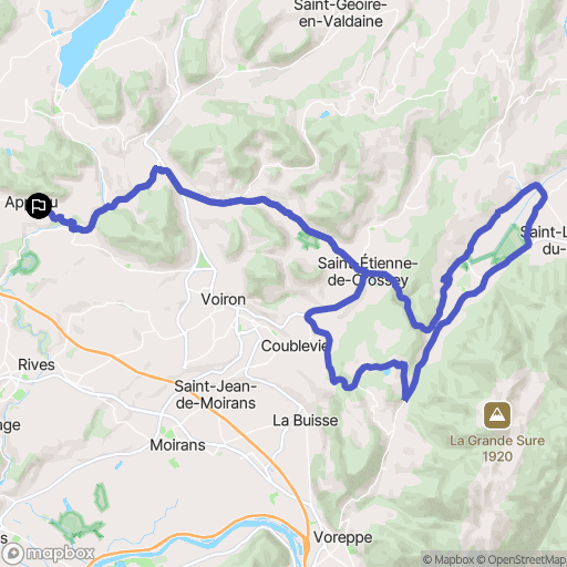 Apprieu: routekaart voor buitenactiviteiten - France