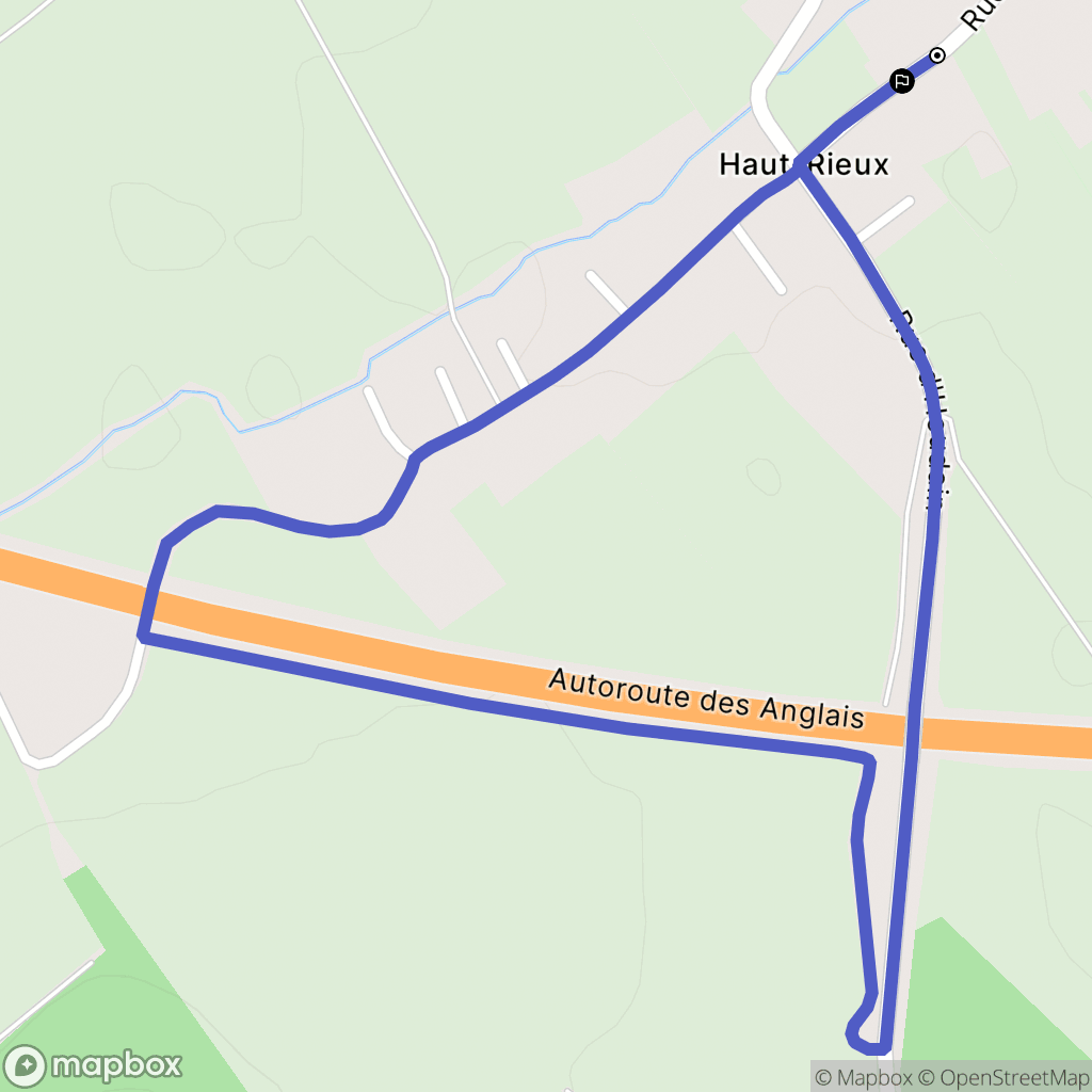 Lillers : carte du parcours de randonnée - France